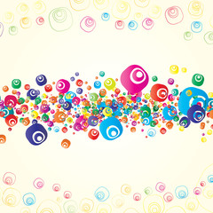 Abstract colorful (grunge banner) background