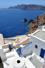 Obraz premium Beautiful island of Santorini, Greece
