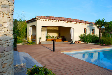 Pool-house terrasse