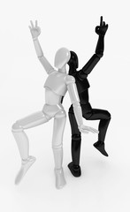 Mannequin, Black and White