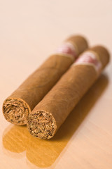 detail of cuban cigars