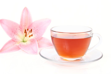 Flower and tea