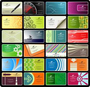 business cards (set 8)