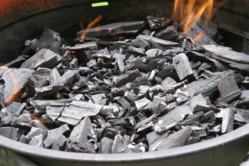 Grillkohle
