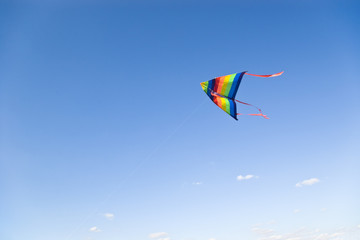 kite on clear sky
