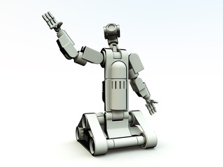 Naklejka premium Future Droid