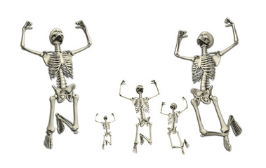 Jumping Skeletons