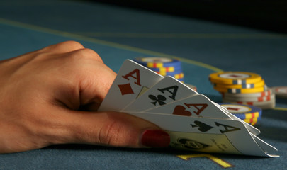 Fototapeta na wymiar poker