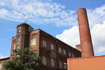 Fototapeta na wymiar starej fabryki