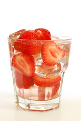 strawberry juice or cocktail