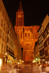 Sons et Lumiere in Piazza della Cattedrale - Strasburgo 2009