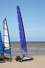 Fototapeta premium land yachts