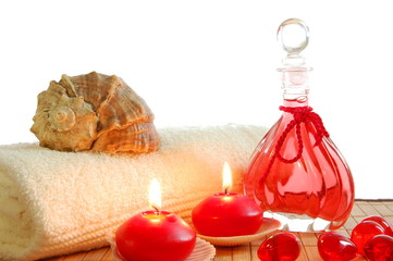 red massage still life