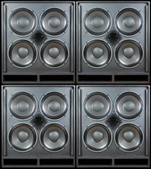Bass-Lautsprecher-Stack-Hintergrund