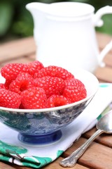 himbeeren zum frühstück