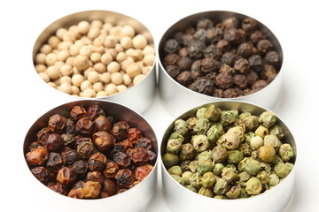 Four kinds of pepper