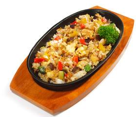 Japanese Cuisine - Rice with Vegetables