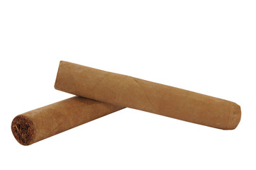 Cigar. Clipping path