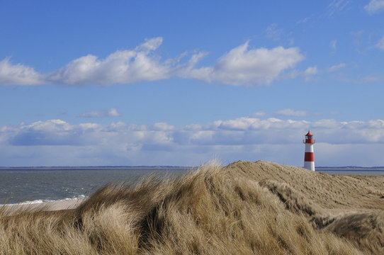 leuchtturm list sylt ellenbogen  D&uuml;nen D&auml;nemark