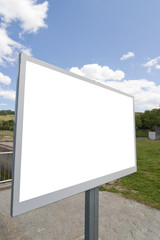 blank bulletin board