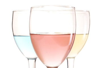 three glasses