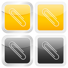 square icon papper clip