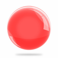 Blank Red Sphere Float