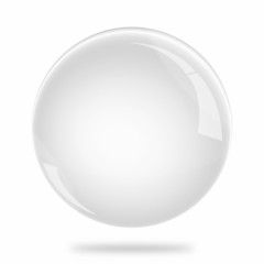 Blank White Sphere Float