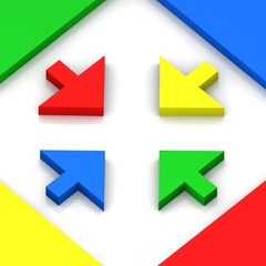 3D Colorful Ways Home