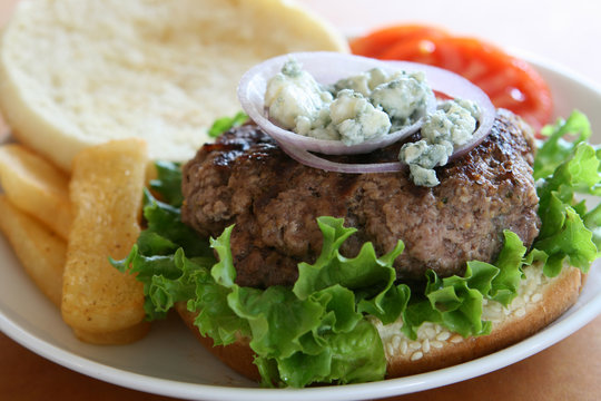 Blue Cheese Hamburger