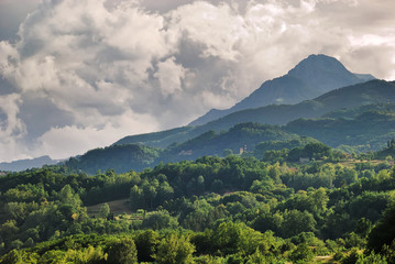 Tuscan Mountain Layers