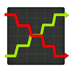 Icon Statistic Up And Down