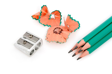 Crayons taillés