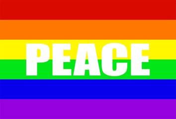 Peace Regenbogenflagge