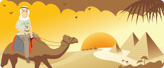 Camel Ride in Eygpt © vpublic