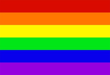Regenbogen Flagge Vektor