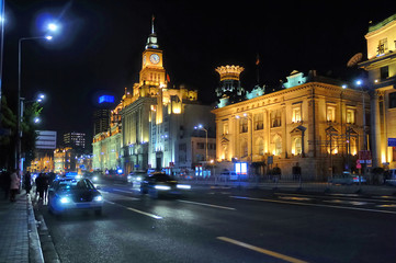 China Shanghai Bund night view