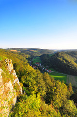 The famous Big Lauter Valley, Swabian Alb