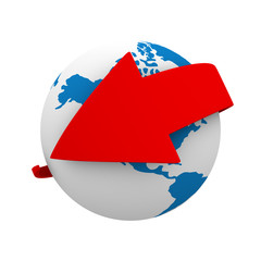 Concept communication on white background. Isolated 3D image