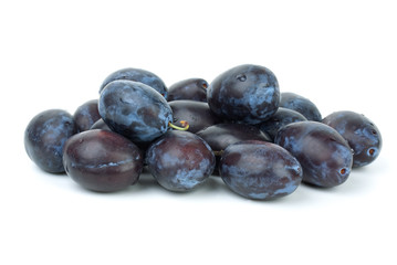 Pile of blue plums