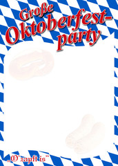 Plakat Oktoberfest