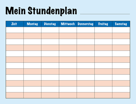 Stundenplan