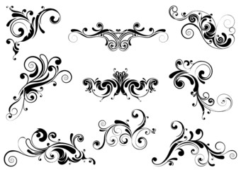 Set of swirl design