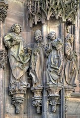 Obraz premium Detail Straßburger Münster