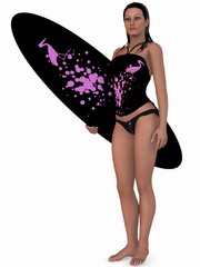 Female Surfer