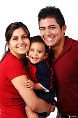 Fototapeta premium Happy Family of Three
