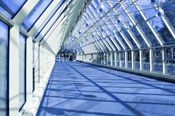 glass corridor