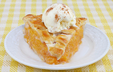 Peach Pie Ala Mode Front View
