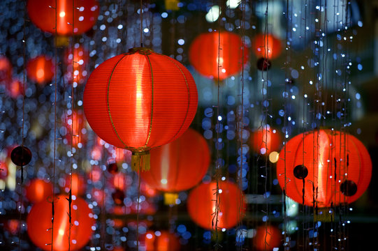 Fototapeta chinese paper lantern