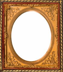 ANTIQUE GOLD METAL FRAME